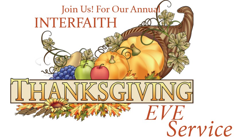 Annual Interfaith Thanksgiving Eve Service