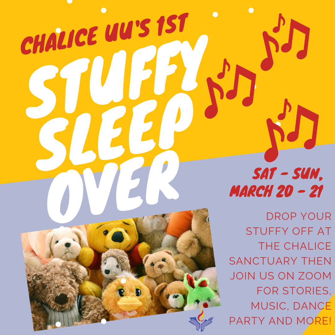 Chalice UU's First Stuffy Sleepover